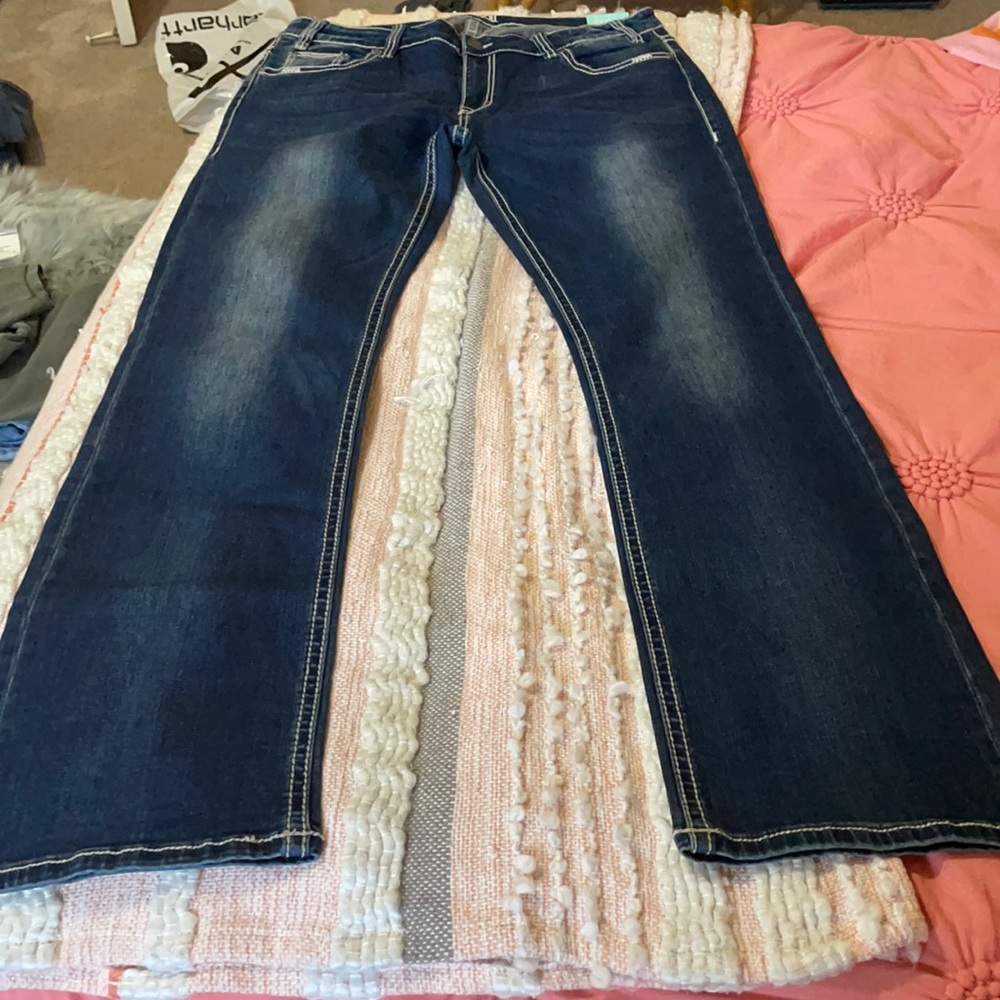 New Rock&Roll jeans boyfriend cut-runs big